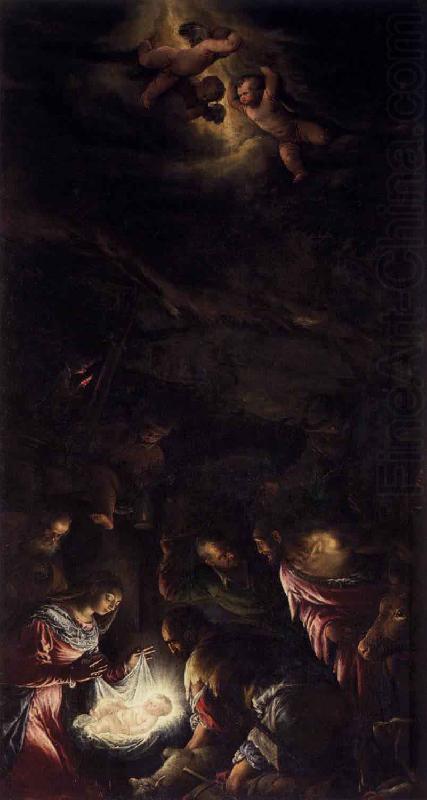 Jacopo Bassano The Adoration of the Shepherds china oil painting image